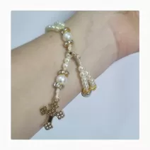 Pulseira terço - uma joia para estar sempre com você