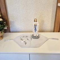 Caminho de Mesa em Linho Gelo