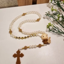 Terço infantil com nome Frei Gilson